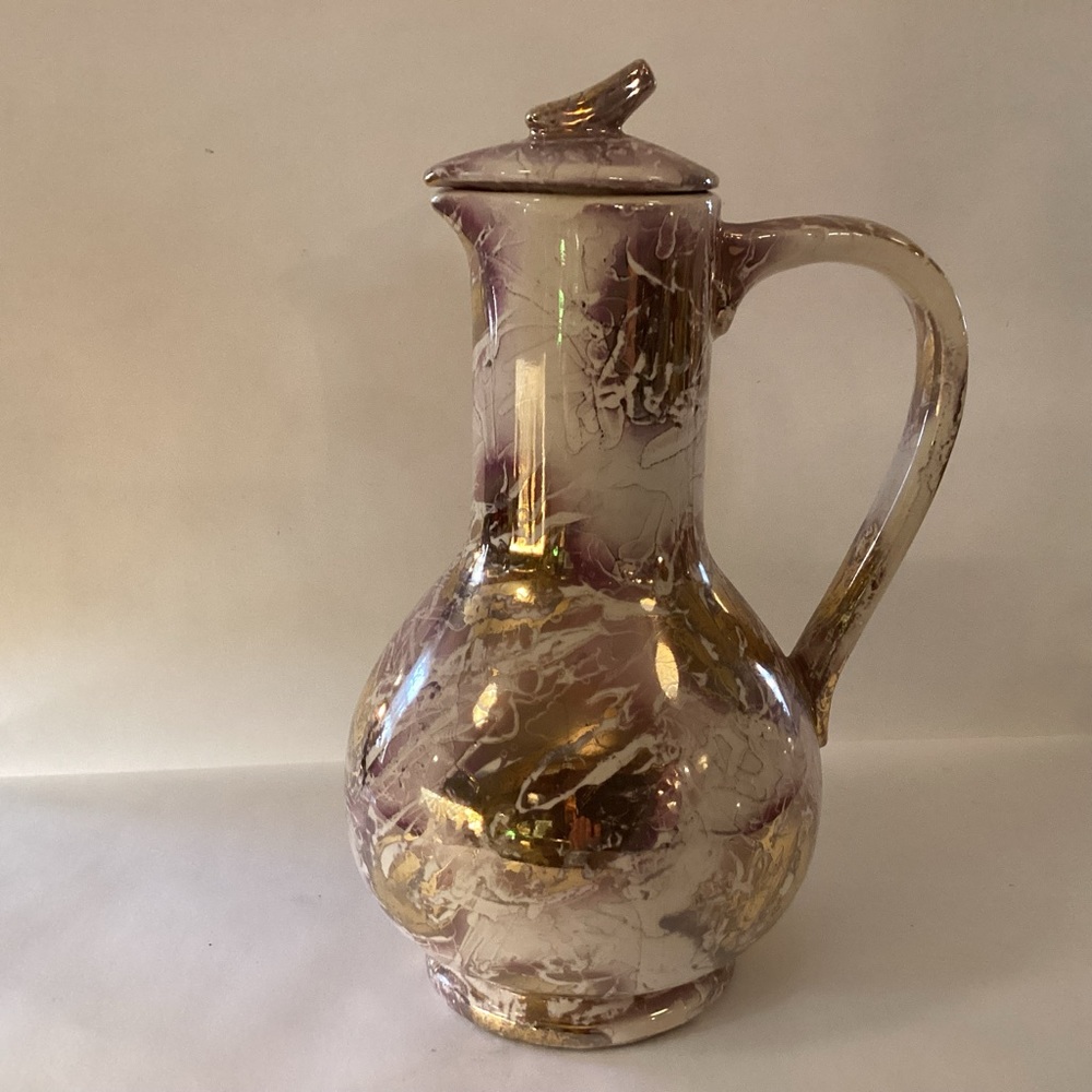 McCoy vintage 1950’s Lost Glaze beverage server or pitcher